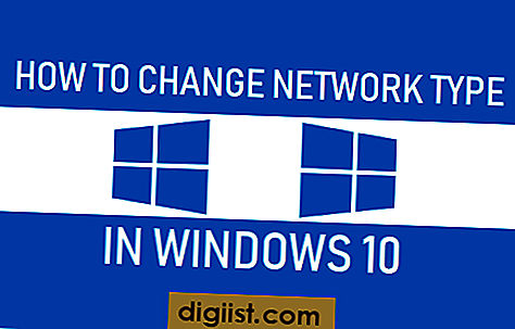 Jak změnit typ sítě v systému Windows 10