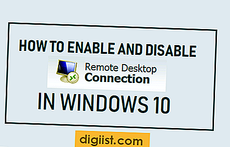 Как да активирате и деактивирате връзката на отдалечен работен плот в Windows 10