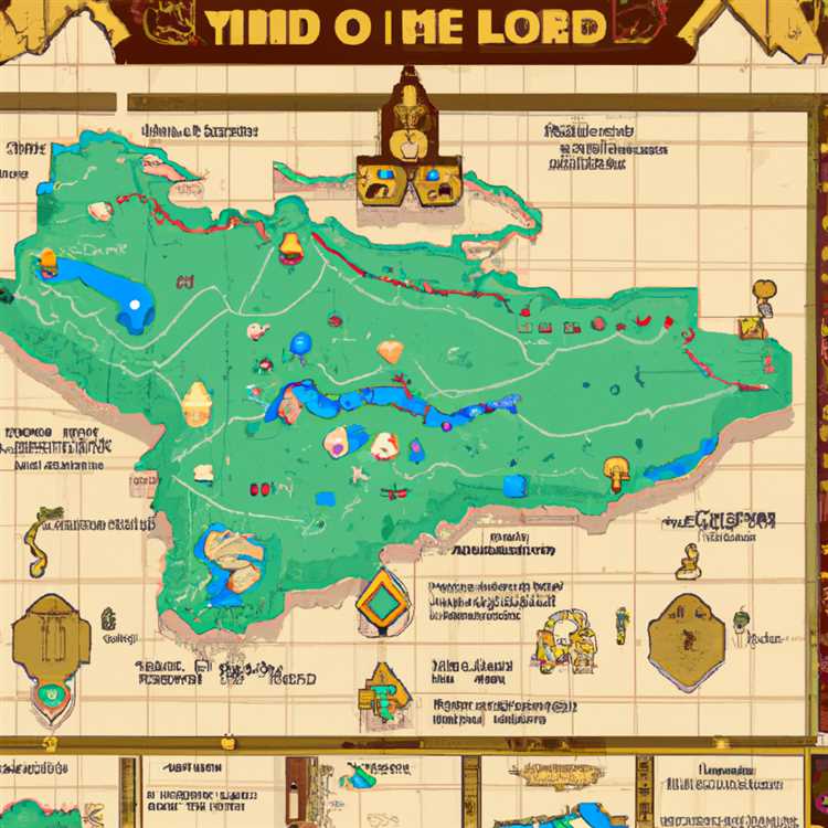 Scopri il vasto mondo di Hyrule con le nostre lacrime interattive Zelda della mappa del Regno!